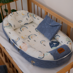 LittleSkies Taşınabilir Babynest - Görsel 4