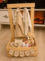 Happynest Boutique Ahşap Stant Kırk Uçurma Sepeti