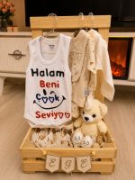 Happynest Boutique Ahşap Stant Kırk Uçurma Sepeti - Görsel 5