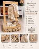 Happynest Boutique Ahşap Stant Kırk Uçurma Sepeti - Görsel 3